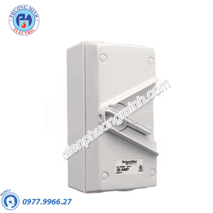 Ngắt điện phòng thấm nước Isolator 2P 63A 500V IP66 - Model WHD63_GY