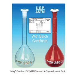 WI.3664010USP BÌNH ĐỊNH MỨC THỦY TINH 100ML WITEG