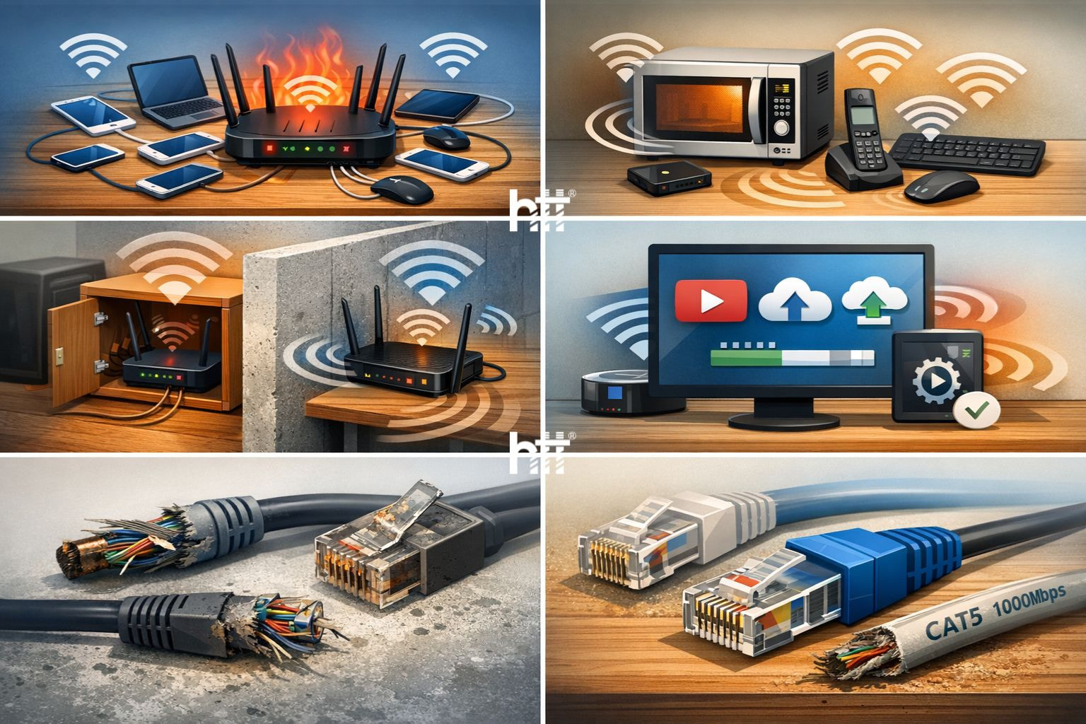 Wifi Văn Phòng Đầy Sóng Nhưng Vẫn Chậm – 6 Nguyên Nhân Không Phải Do Nhà Mạng