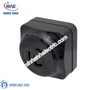 Ổ cắm gắn nổi màu đen 30A - 2P+Ground - 250VAC - Model WK2330