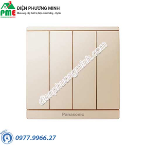 Bộ 4 công tắc B 1 chiều Moderva WMF507MYZ-VN