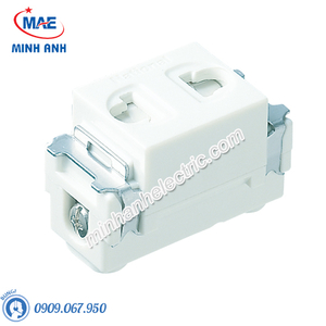 Ổ cắm đơn có màn che - Model WNV1081-7W