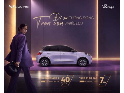 Wuling Bingo Max 2026: Xe Điện Quãng Đường 410km Cho Chuyến Đi Xa Thong Dong