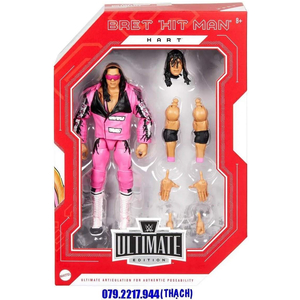 WWE BRET HIT MAN HART - ULTIMATE EDITION LEGENDS (EXCLUSIVE) (HỘP HƠI MÓP)