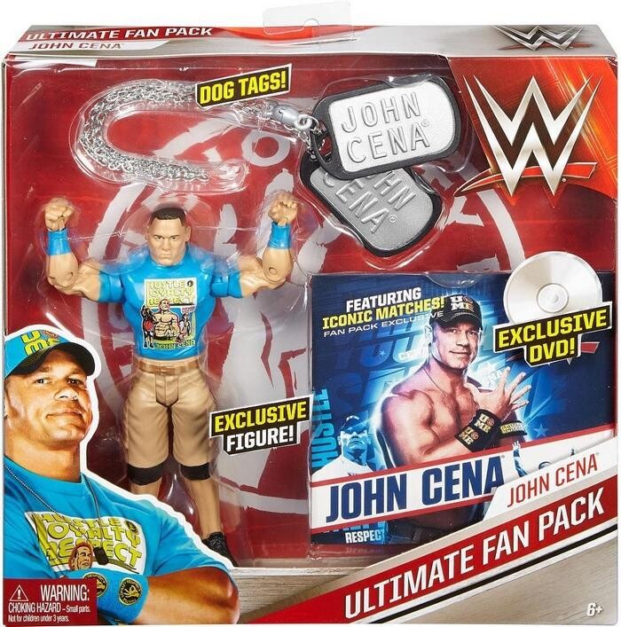 WWE JOHN CENA - ULTIMATE FAN PACK