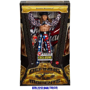 WWE SHAWN MICHAELS (TEXAS HEARTS) - ELITE DEFINING MOMENTS (EXCLUSIVE)