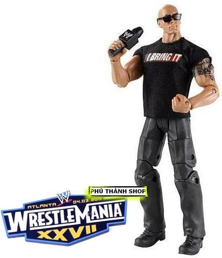 WWE THE ROCK - ELITE WRESTLEMANIA 27 (EXCLUSIVE) (KHÔNG HỘP)