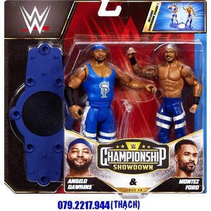 WWE THE STREET PROFITS (ANGELO DAWKINS & MONTEZ FORD) - BATTLE PACK CHAMPIONSHIP SHOWDOWN SERIES 8