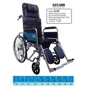 Xe lăn bô, ngả sau Lucass X-8C