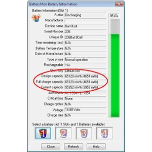 Xác định chính xác dung lượng pin !