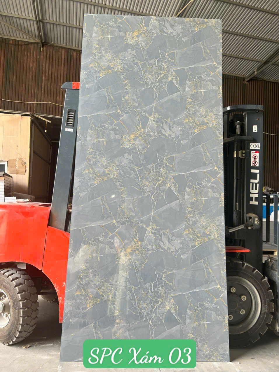 HT-OPSPC Tấm ốp nhựa SPC trong nhà & LAM SÓNG CÙNG MÀU