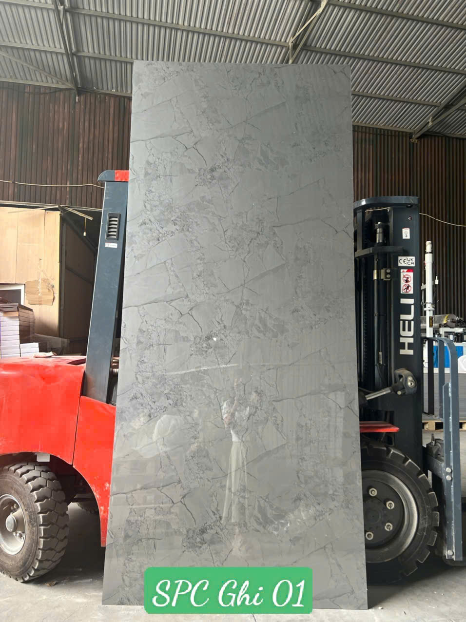 HT-OPSPC Tấm ốp nhựa SPC trong nhà & LAM SÓNG CÙNG MÀU