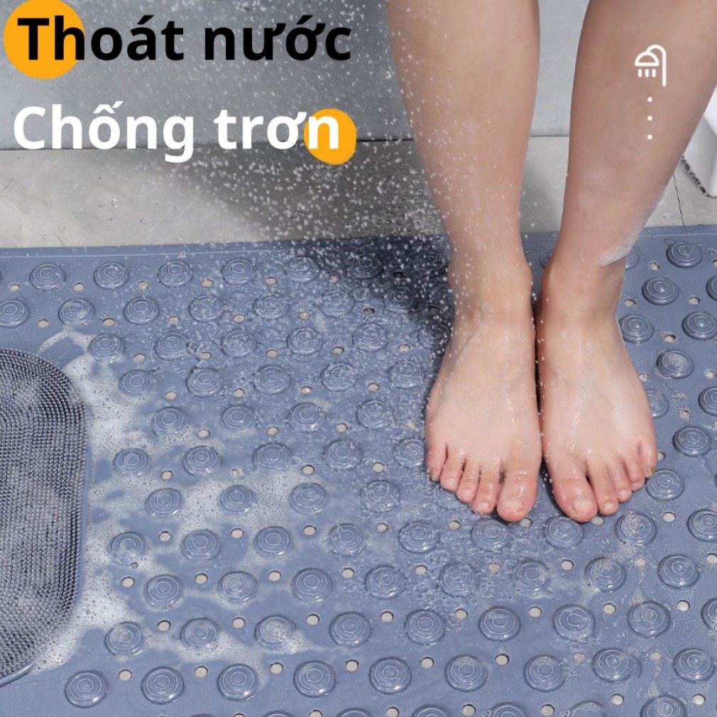 Thảm Chống Trượt Nhà Tắm Massage Chân, Thảm Lót Sàn Nhà Tắm Có Gai Mát Xa Chà Chân