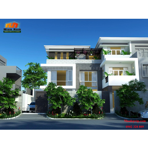 Xây dựng biệt thự hiện đại Chị Hoàng Oanh Quận 12