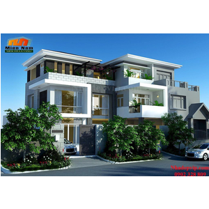 Xây dựng biệt thự hiện đại Chị Hoàng Oanh Quận 12