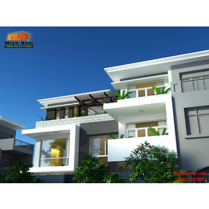 Xây dựng biệt thự hiện đại Chị Hoàng Oanh Quận 12