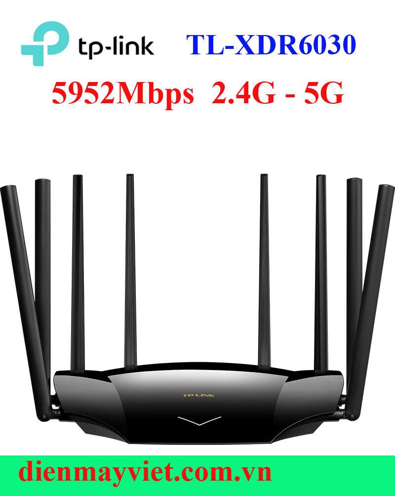 Bộ phát không dây TP-LINK TL-XDR6030 AX6000 WiFi6 5952MB 2.4G - 5G, công nghệ Mesh