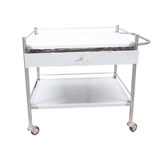 Xe đẩy inox 2 tầng 50 x 80 (có hộc)
