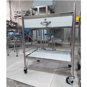 Xe đẩy inox 2 tầng 40 x 60 (có hộc)