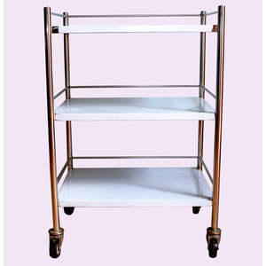 Xe đẩy inox 3 tầng 40 x 60 (không hộc)