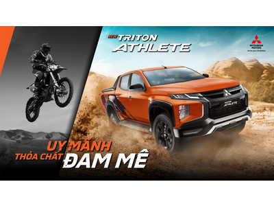 Xe bán tải Mitsubishi Triton Athlete 2021 ra mắt tại Việt Nam