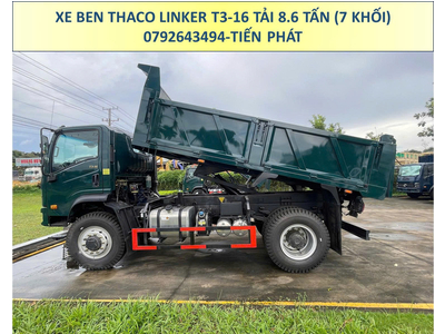 XE BEN 2 CẦU THACO LINKER T3-16 TẢI 8.6 TẤN THÙNG 7 KHỐI