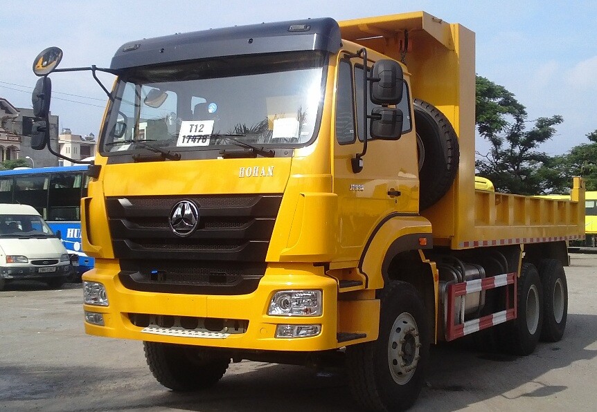 Xe ben 3 chân HOHAN 371 PS, Cầu đúc, ghế hơi.