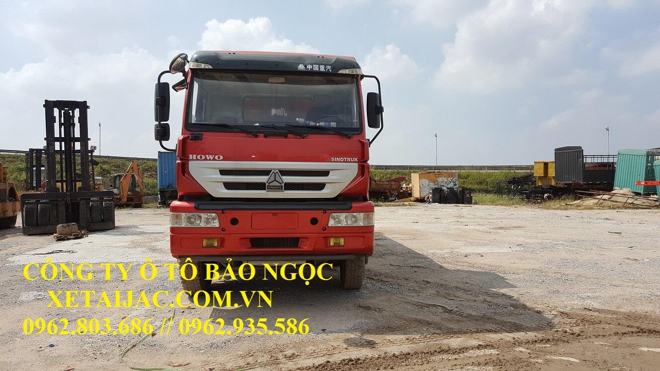 XE BEN 4 CHÂN HOWO THÙNG DÀI 6,5M TẢI TRỌNG 17 TẤN