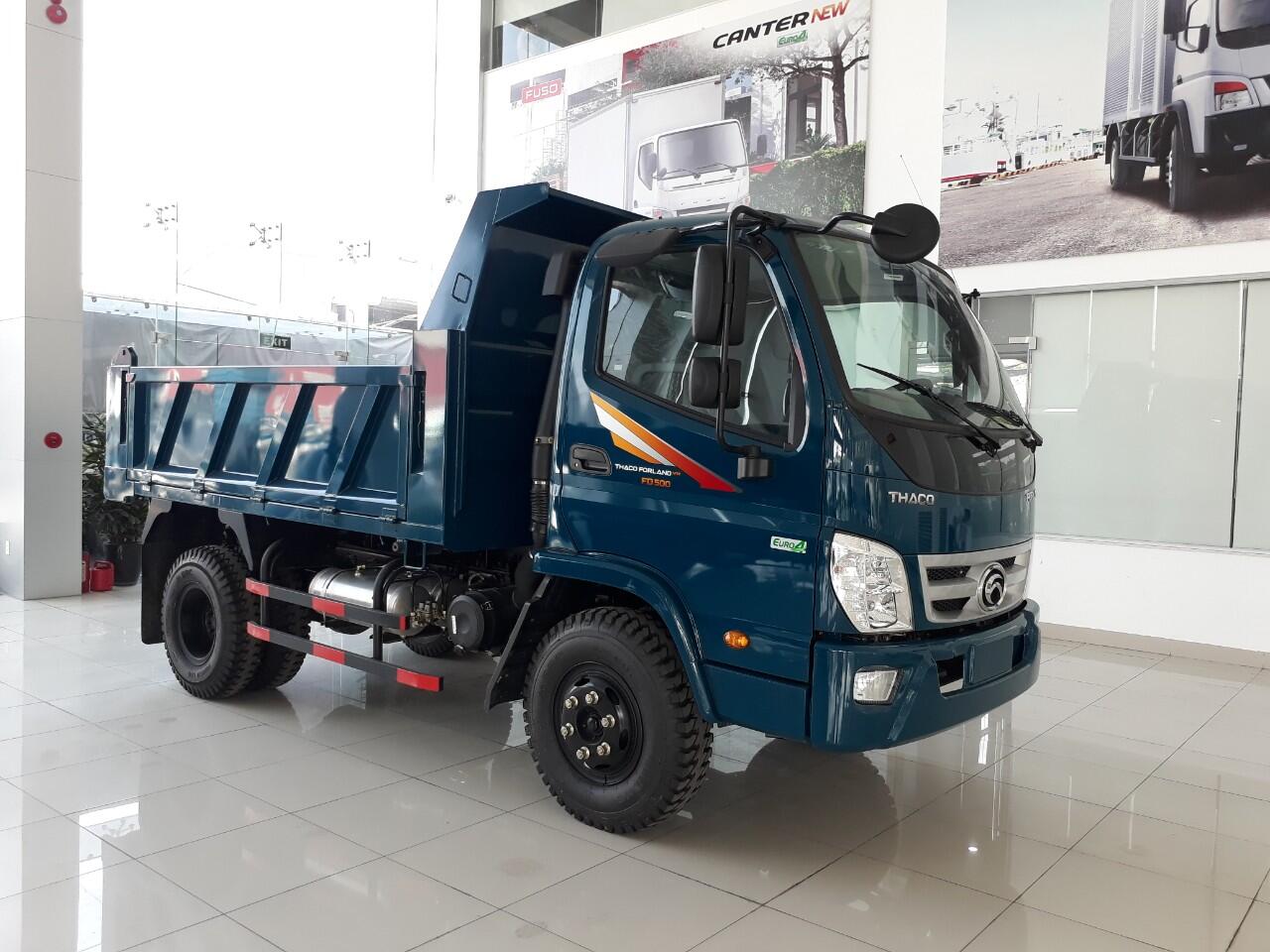 Xe tải Thaco Forland FD500E4/FD990 - Thùng ben - Tải 4,99 tấn