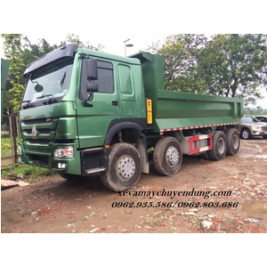 XE BEN HOWO 4 CHÂN THÙNG ĐÚC LOẠI 10 LÁ NHÍP