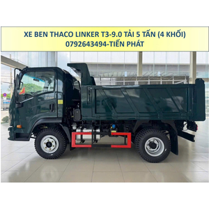 XE BEN THÙNG 4 KHỐI THACO LINKER T3-9.0 TẢI 5 TẤN MỚI NHẤT
