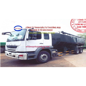 XE BỒN CHỞ CÁM, THỨC ĂN GIA SÚC 22 M3 FUSO