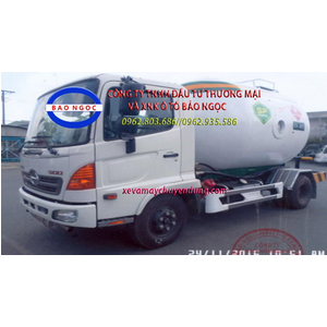 Xe bồn hino FC chở 8 kít khí hóa lỏng LPG