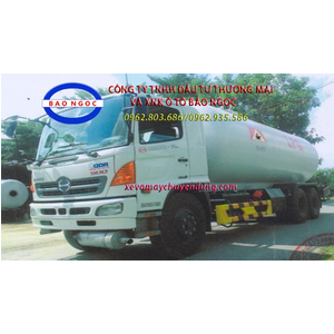 Xe bồn hino FL chở 22 lít khí hóa lỏng LPG