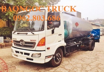 Xe bồn phun rải nhựa đường 5 khối hino FC