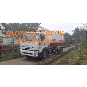 Xe bồn chở cám 24 khối 3 chân isuzu FVM