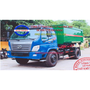 Xe chở rác thùng rời 10 khối (m3) thaco FD9500
