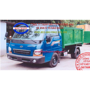 Xe chở rác thùng rời 3,5 khối thaco frontier 125
