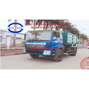 Xe chở rác thùng rời 9 khối (m3) hooklift Thaco FD1600