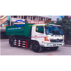 Xe chở rác thùng rời hooklift 14 khối HINO FG