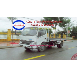 Xe cứu hộ giao thông hino XZU650L sàn trượt chở xe