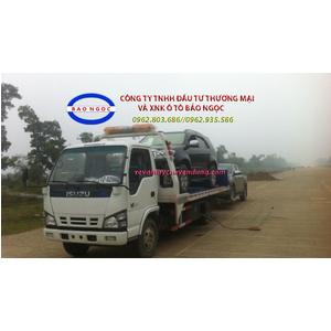 Xe cứu hộ giao thông sàn trượt isuzu 2,5 tấn