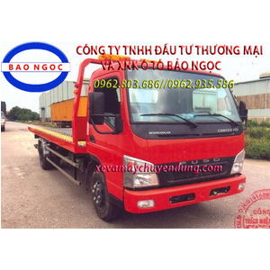 XE CỨU HỘ SÀN TRƯỢT FUSO CẨU KÉO CHỞ Ô TÔ