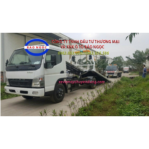 Xe cứu hộ sàn trượt fuso canter 7.5