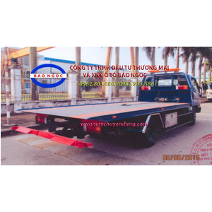 Xe cứu hộ giao thông hyundai hd650 sàn trượt kéo chở xe
