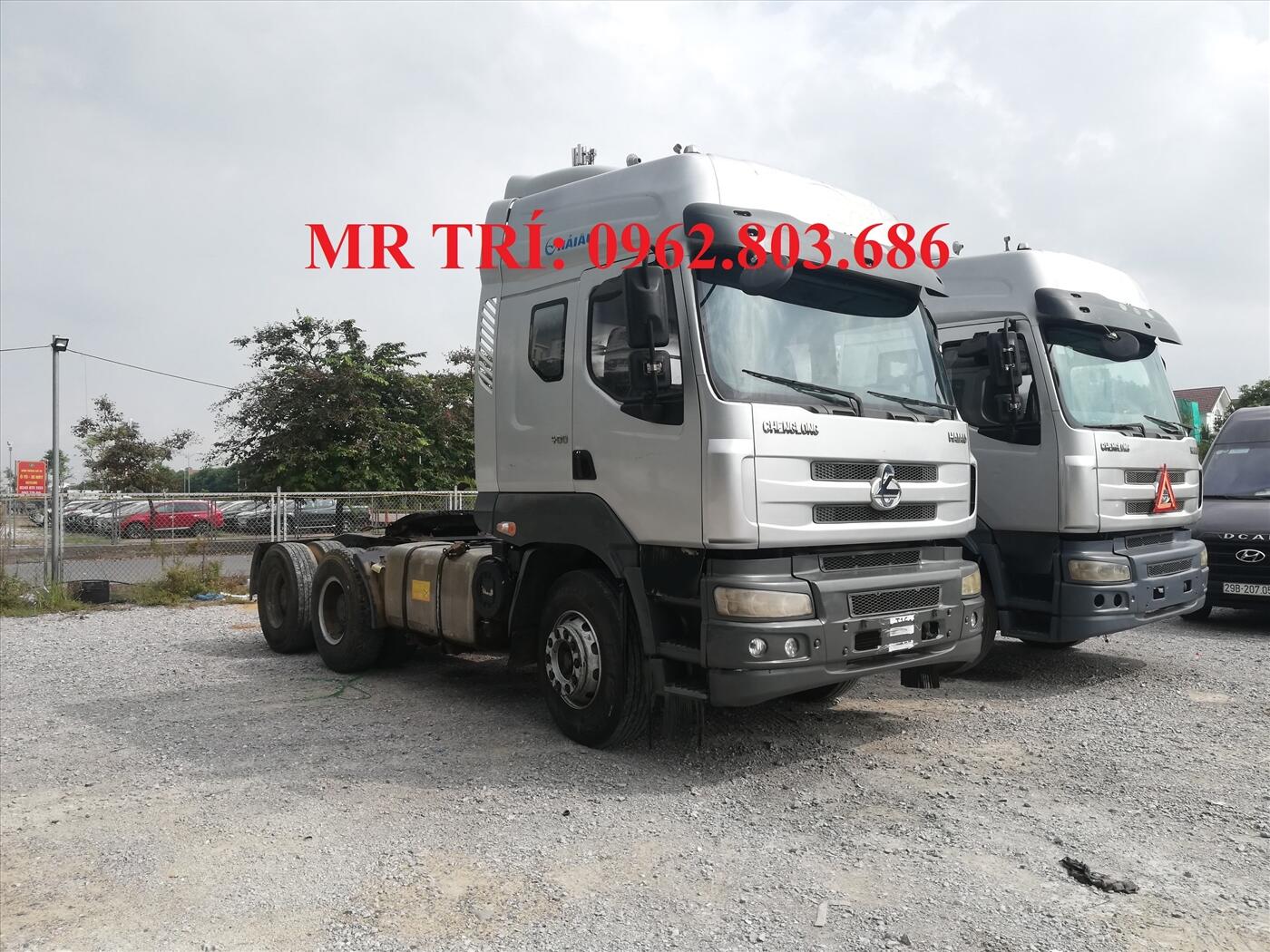 Xe đầu kéo cũ chenglong máy 400 cầu dầu