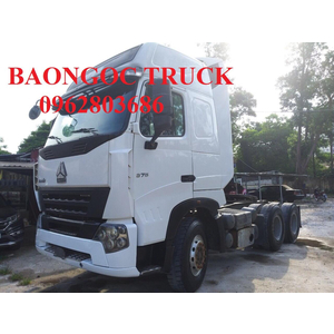 XE ĐẦU KÉO HOWO CŨ MÁY 375HP CẦU DẦU