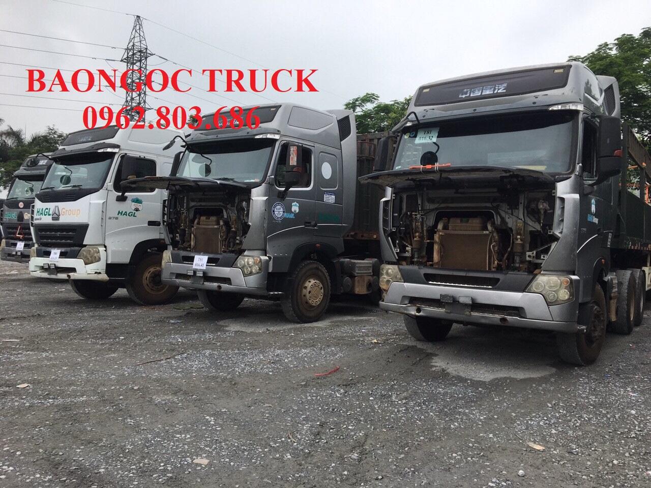 Xe đầu kéo howo cũ