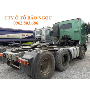 Xe đầu kéo howo cũ 375 nóc thấp cầu dầu đời 2015