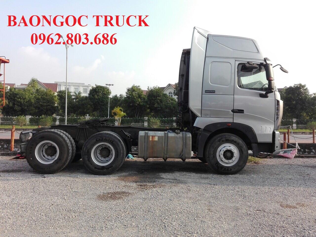 Xe đầu kéo howo 375 hp cũ đã qua sử dụng
